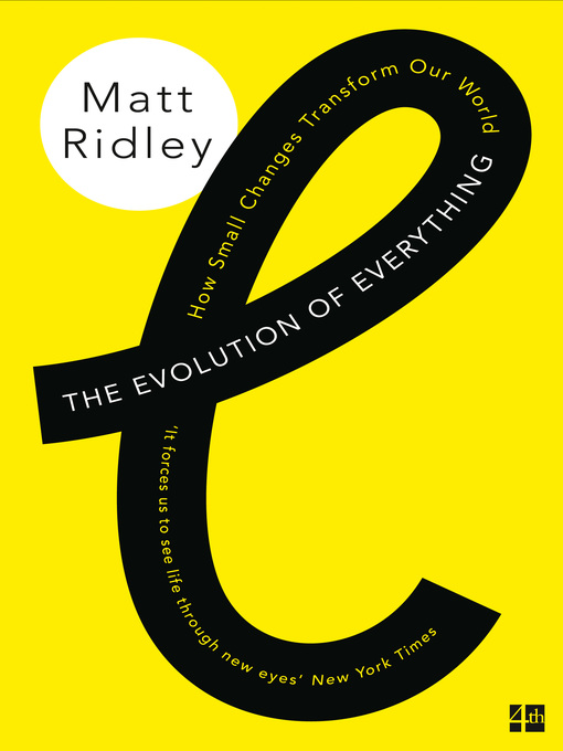 Title details for The Evolution of Everything by Matt Ridley - Wait list